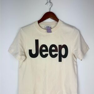 COS vintage style Cream Crewneck T-Shirt